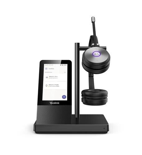 Yealink 1308003 WH66 Dual Teams Wireless DECT Headset w Base & Charger