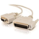 Epson CEPS-003 6' Serial/Null Modem Cable, DB9F-DB25M, Cool White