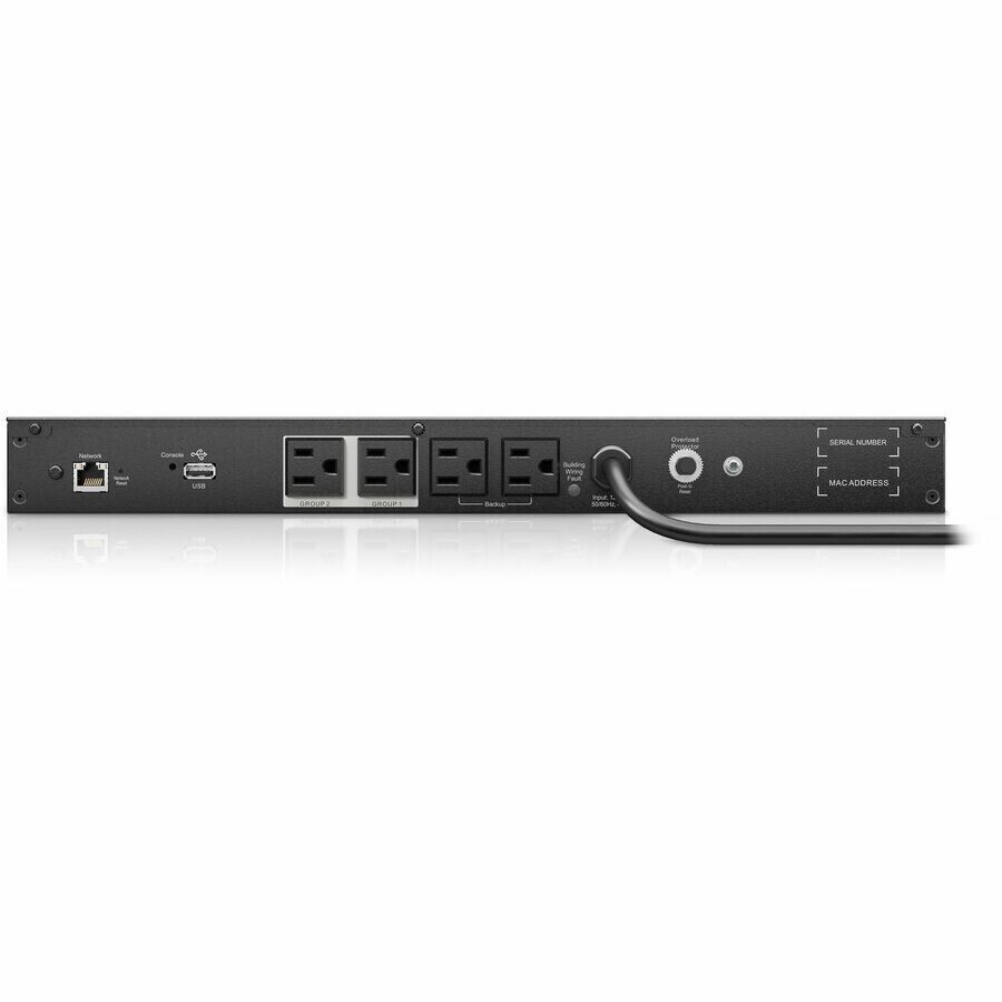 APC SCL500RM1UNC Smart UPS 1U Rackmount 4x NEMA-5-15R Outlets 500VA 400W 680J