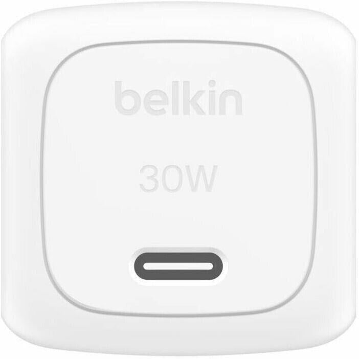 Belkin WCA008dqWH BoostCharge Compact USB-C 30W Wall Charger Cube White