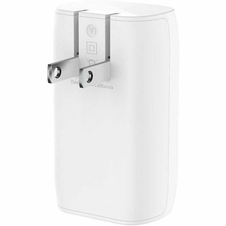Belkin WCC002DQWH BoostCharge Portable Triple USB-C 67W Wall Fast Charger White