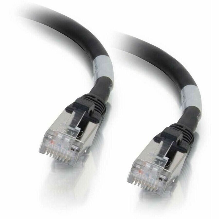 C2G 00808 1FT (12inch) CAT6 Snagless UTP Ethernet Network RJ45 Patch Cable Black