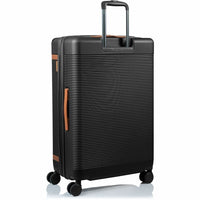 CHAMPS S1033-BLACK Vintage 3-Pc Hardside Luggage Set TSA Lock 360-Wheel Black