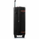 CHAMPS S1033-BLACK Vintage 3-Pc Hardside Luggage Set TSA Lock 360-Wheel Black