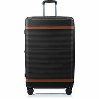 CHAMPS S1033-BLACK Vintage 3-Pc Hardside Luggage Set TSA Lock 360-Wheel Black