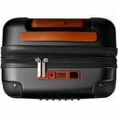 CHAMPS S1016C-BLACK Vintage Hardside Carry-On TSA Lock 360-Wheel USB Port Black