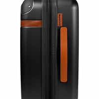 CHAMPS S1016C-BLACK Vintage Hardside Carry-On TSA Lock 360-Wheel USB Port Black