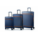 CHAMPS S1033-NAVY Vintage III 3-Pc Hardside Luggage Set TSA Lock 360-Spin Navy
