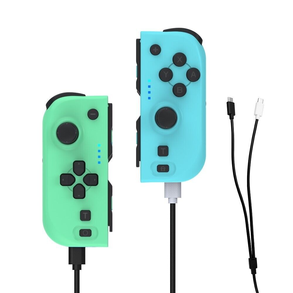 Dobe TNS-0163 GREEN&BLUE N-Switch JOY-PAD, Support Bluetooth and Switch Host