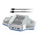 DOBE TYX-3612 WHITE XBOX SERIES S Console Grip Charging Stand w Ambient Lighting
