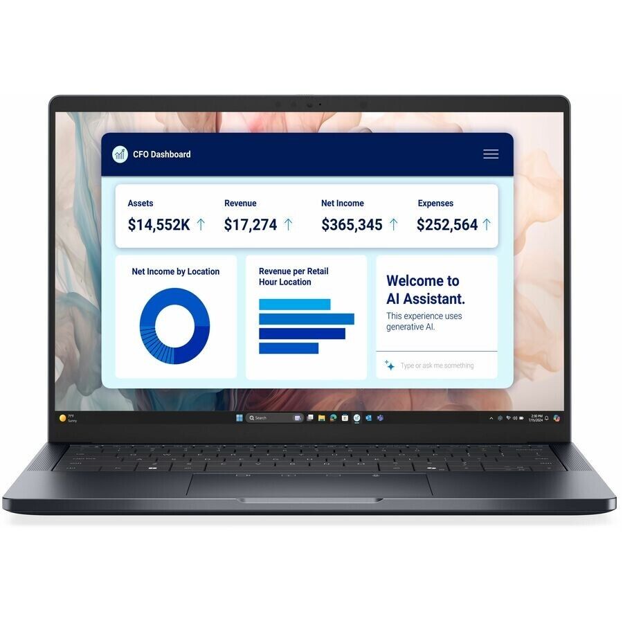 Dell FK5CT Pro 14" Premium Intel 7-268V 32GB 512GB 1920x1200 WF BT WebCam W11Pro