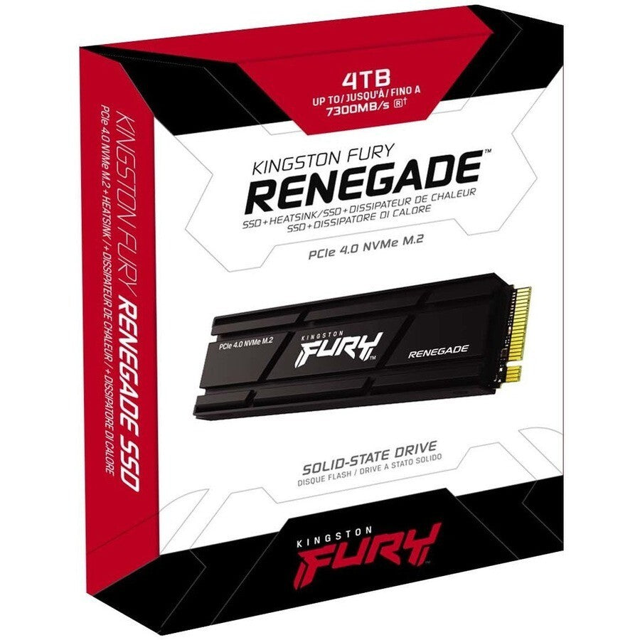 Kingston SFYRDK/4000G FURY Renegade 4 TB Solid State Drive - M.2 2280 Internal -
