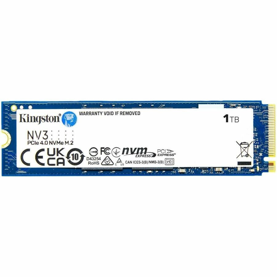 Kingston SNV3S/1000G NV3 1 TB Solid State Drive M.2 2280 Internal - PCI Express