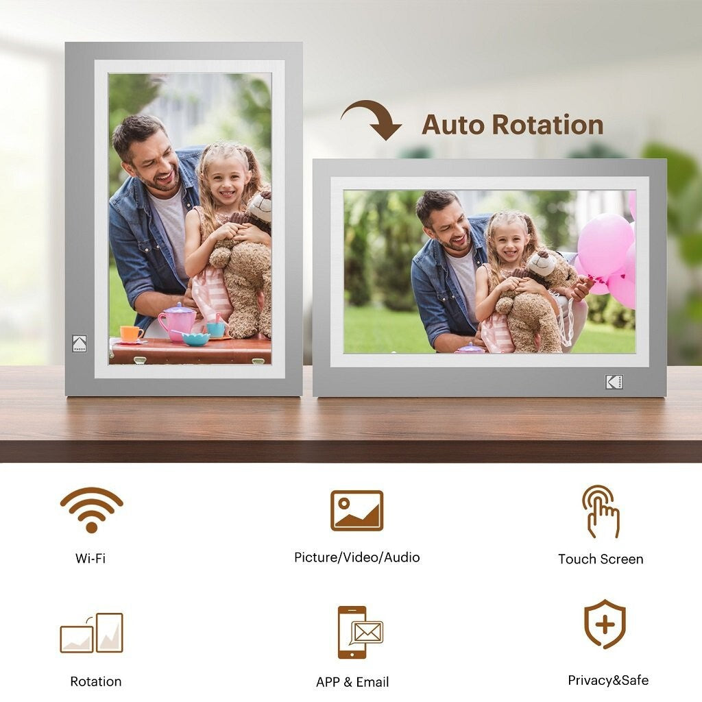 Kodak RWF-116B GREY 11.6-Inch Wi-Fi Enabled Advanced Digital Photo Frame