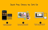 Kodak RWF-116B GREY 11.6-Inch Wi-Fi Enabled Advanced Digital Photo Frame