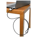 Eaton SEC4K 4Ft Security Keyed Lock Cable for Laptops Peripherals PVC Zinc Alloy