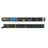 Eaton EMIT07-10 18-Outlets 1U Metered Power Distribution Unit PDU 5760W 10FT Cor