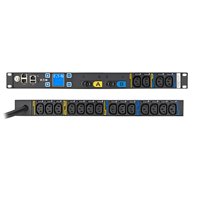 Eaton EMIT07-10 18-Outlets 1U Metered Power Distribution Unit PDU 5760W 10FT Cor