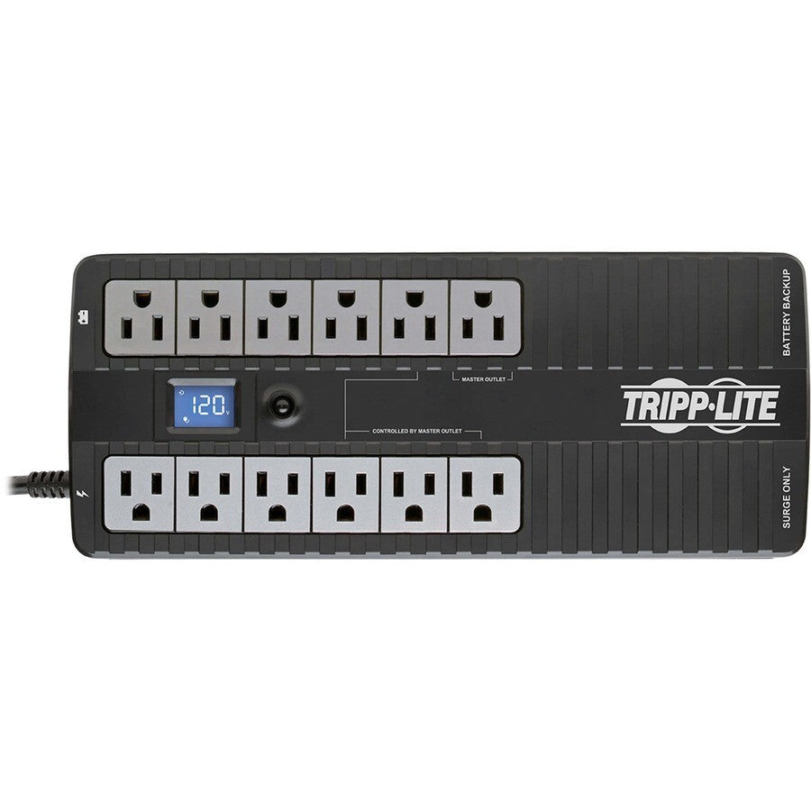 Eaton ECO850LCD 12-Outlet UPS AVR HSB LCD Desk Wall 425W 5x Battery Power 850VA