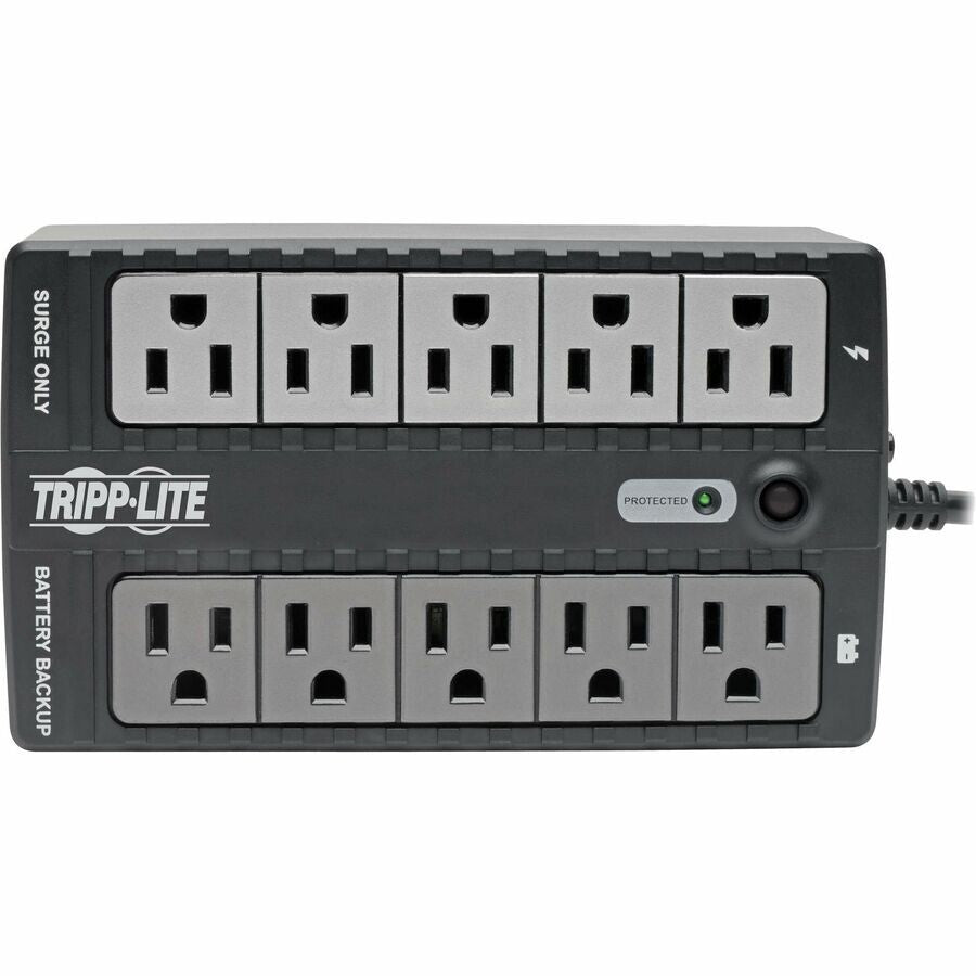 Eaton INTERNET600U 10-Outlet UPS AVR USB 325W 120V 5x Battery Power 600VA Black