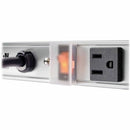 Eaton PS3612 12-Outlet 36" Vertical Power Strip 15A RackMount w 15Ft Cord Silver