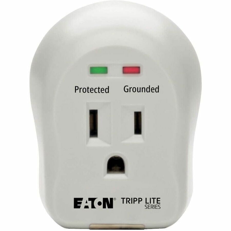 Eaton SPIKECUBE 1-Outlet Personal Surge Protector Direct Plug-In 600 Joules LED