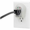 Eaton SPIKECUBE 1-Outlet Personal Surge Protector Direct Plug-In 600 Joules LED