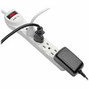 Eaton TLP602 6-Outlet Home Surge Protector Strip w 2Ft Cord 180 Joules LED White