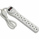 Eaton TLP602 6-Outlet Home Surge Protector Strip w 2Ft Cord 180 Joules LED White