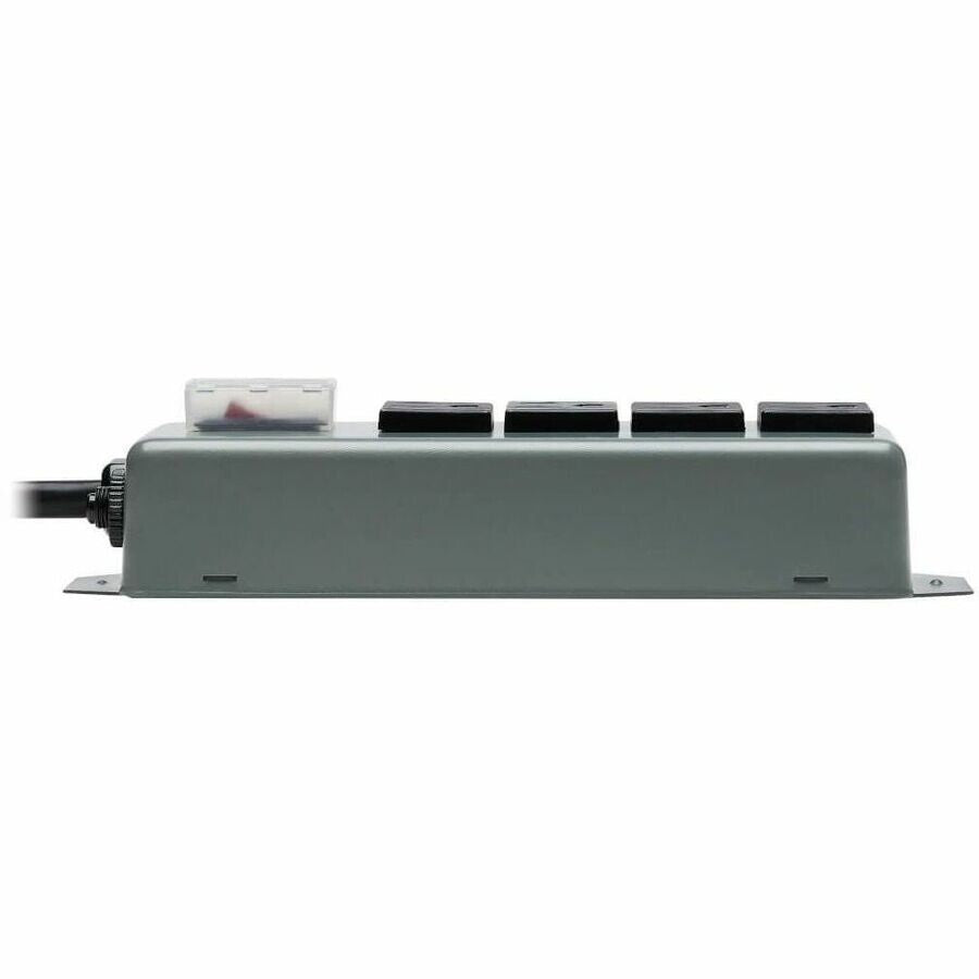 Eaton UL603CB-6 4-Outlet Industrial Heavy Duty Power Strip w 6Ft Cord Lock Cover