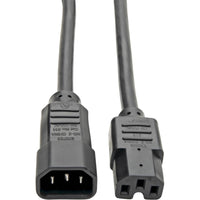 Eaton P018-003 3Ft Power Cord IEC C14 to C15 Heavy Duty 15A 250V 14AWG