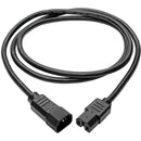 Eaton P018-003 3Ft Power Cord IEC C14 to C15 Heavy Duty 15A 250V 14AWG