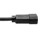 Eaton P018-003 3Ft Power Cord IEC C14 to C15 Heavy Duty 15A 250V 14AWG
