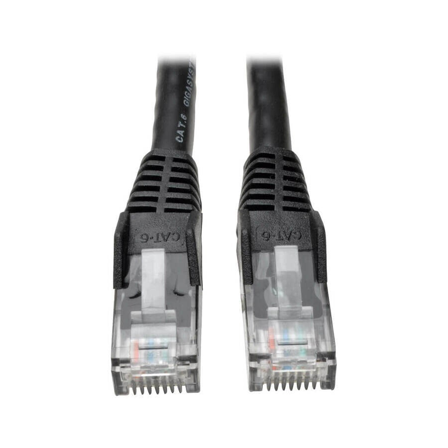 Eaton N201-010-BK 10FT CAT6 Snagless Molded UTP Ethernet Gigabit RJ45 Cable BLK