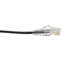 Eaton N201-S07-BK 7Ft CAT6 Snagless Slim UTP Ethernet Gigabit RJ45 Cable Black
