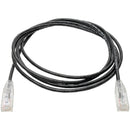 Eaton N201-S07-BK 7Ft CAT6 Snagless Slim UTP Ethernet Gigabit RJ45 Cable Black