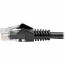 Eaton N201-007-BK 7FT CAT6 Snagless Molded UTP Ethernet Gigabit RJ45 Cable Black