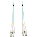 Eaton N820-02M 6Ft Duplex Multimode 50/125 OM4 LSZH Fiber Patch Cable LC/LC Aqua