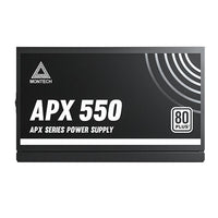 Montech APX 550W APX Series Power supply (internal) - DC-DC - ATX12V - 80 PLUS