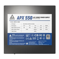 Montech APX 550W APX Series Power supply (internal) - DC-DC - ATX12V - 80 PLUS