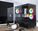 Montech XR-B XR ATX Mid-Tower PC Gaming Case 3 x 120mm ARGB PWM Fans Pre-Install