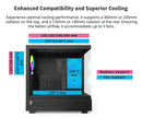 Montech XR-B XR ATX Mid-Tower PC Gaming Case 3 x 120mm ARGB PWM Fans Pre-Install
