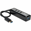 Eaton U222-004-MINI 6" 4 Port Portable USB 3.0 Type A Hub Black