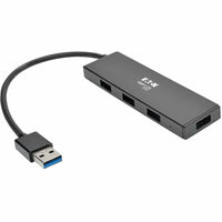Eaton U360-004-SLIM 6" 4-Port Ultra Slim Portable USB 3 Type A Hub Gray