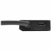 Eaton U360-004-SLIM 6" 4-Port Ultra Slim Portable USB 3 Type A Hub Gray