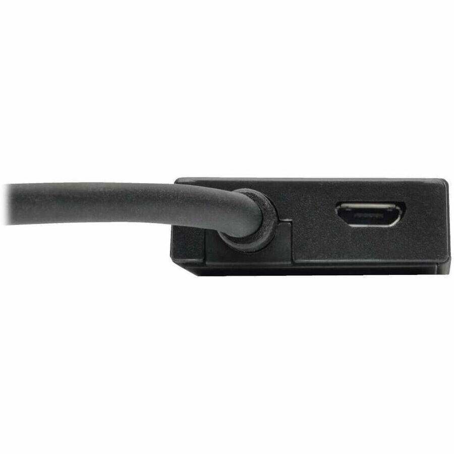 Eaton U360-004-SLIM 6" 4-Port Ultra Slim Portable USB 3 Type A Hub Gray
