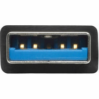 Eaton U360-004-SLIM 6" 4-Port Ultra Slim Portable USB 3 Type A Hub Gray