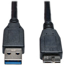 Eaton U326-003-BK 3Ft USB 3.0 SuperSpeed Type A to Micro-B M/M Cable Black