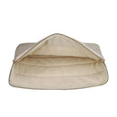Sandy Lisa SLCPT-SLWT-15 16" Cape Town Notebook Sleeve Puffy Bag White Chrome