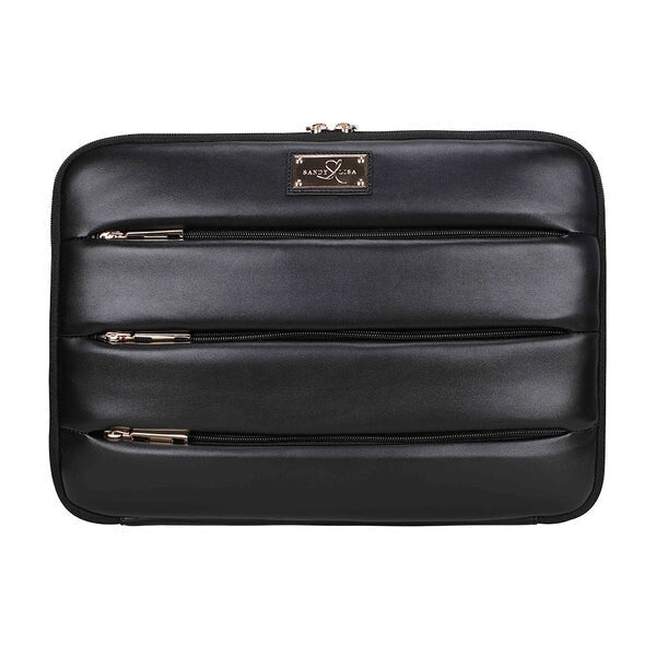Sandy Lisa SLLJA-WIBK-15 14" LaJolla WorkInSleeve Notebook Bag w Pad Strap Black